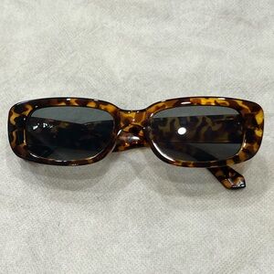 Brown Print Sunglasses